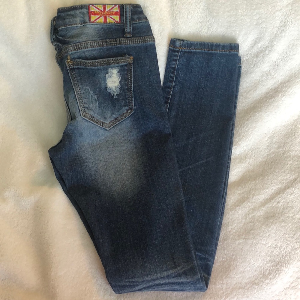 Machine Distressed Jeans - Picture 4 of 4